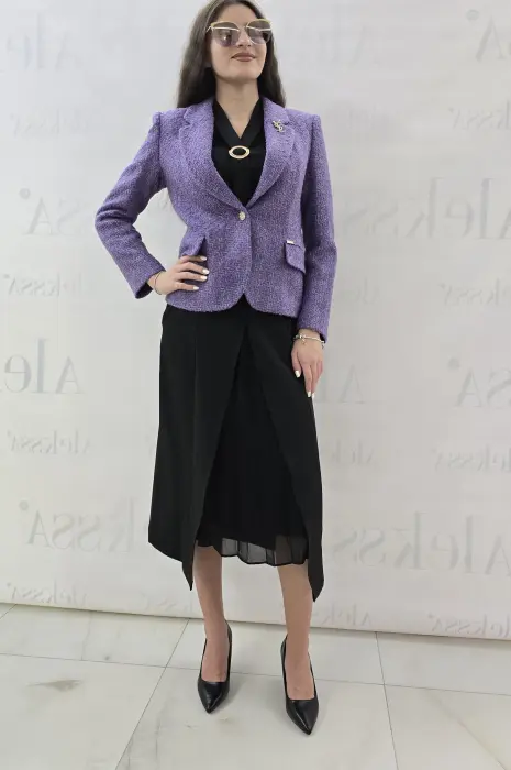 Лилаво сако букле - Лилаво сако букле