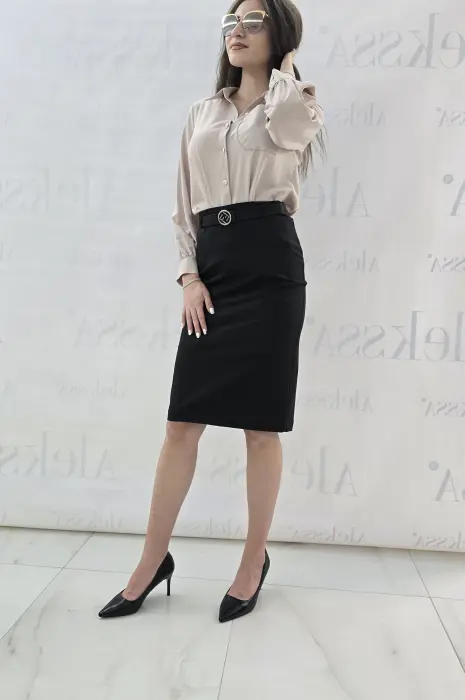 Бежова риза с камъни - 467 - Бежова риза с камъни - 467