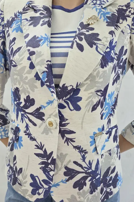 Дамско синьо сако - Дамско синьо сако