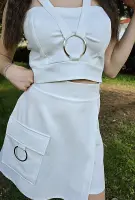 Бял дамски топ - Бял дамски топ