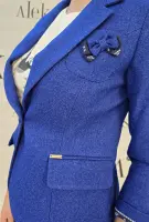 Дамско сако в кралскосиньо - Дамско сако в кралскосиньо